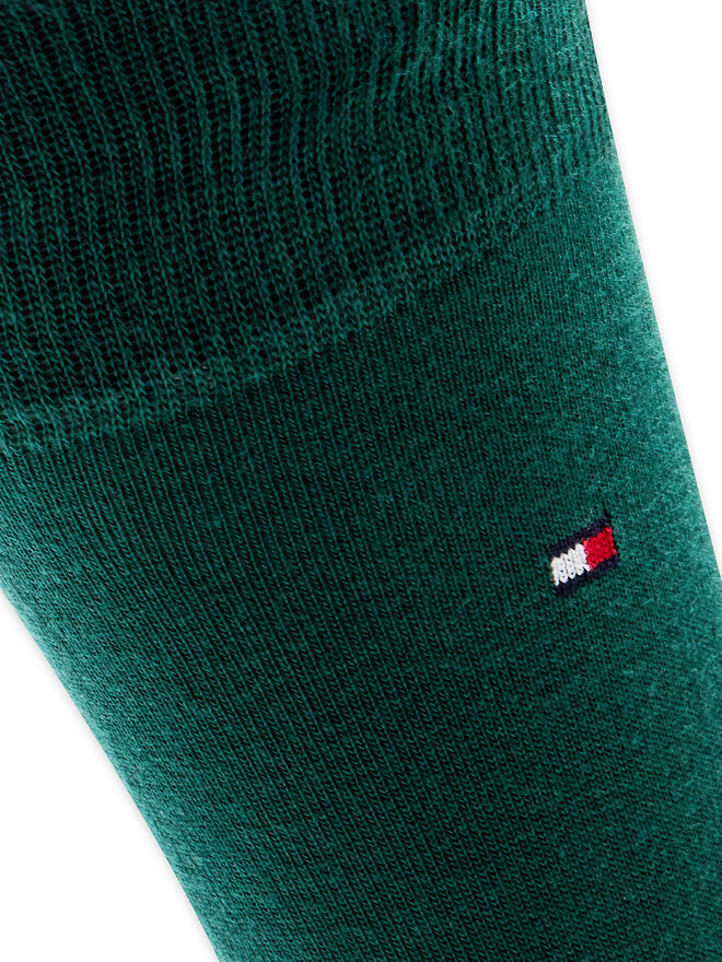 Tommy Hilfiger Zestaw 2 par wysokich skarpet męskich Tommy Hilfiger 371111131 Granatowy