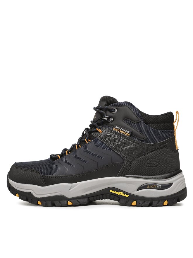 Skechers Trapery Skechers Arch Fit Dawson Raveno 204634/NVBK Niebieski