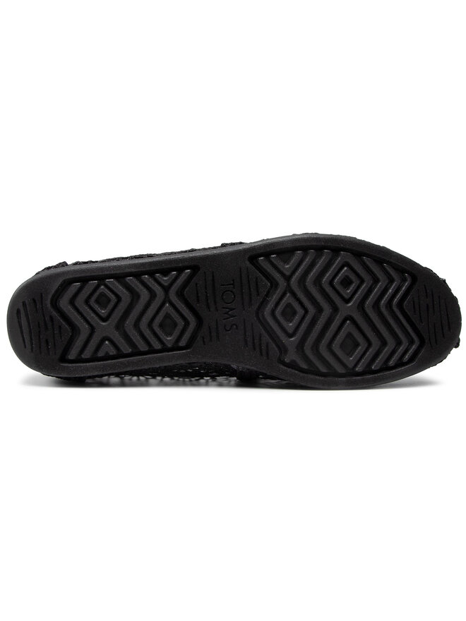 Toms Félcipő Toms Alpargata 10016254 Fekete