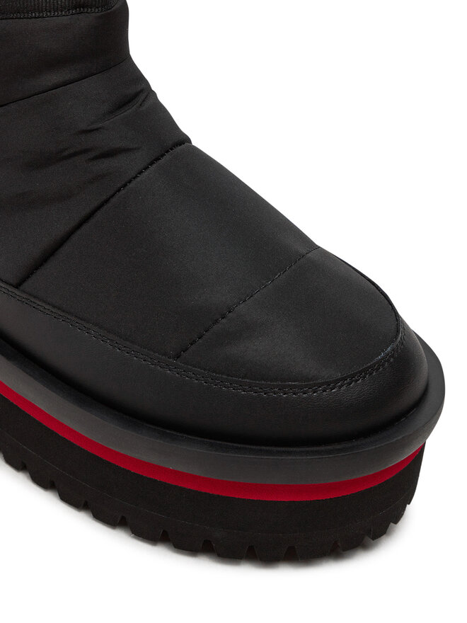 Tommy Jeans Cizme de zăpadă Tommy Jeans Tjw Nylon Flatform Boot Wl EN0EN02689 Negru