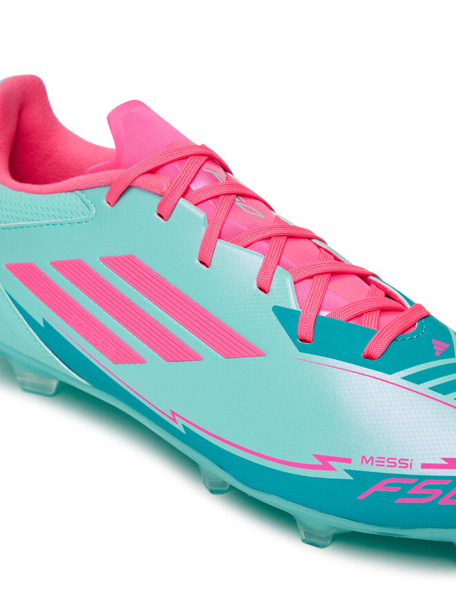 adidas Buty do piłki nożnej adidas F50 League Messi Firm/Multi-Ground IH0928 Turkusowy