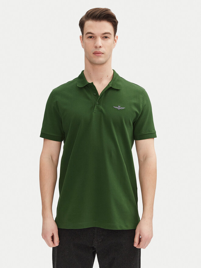 Aeronautica Militare Aeronautica Militare Poloshirt 251PO1843P191 Grün Regular Fit