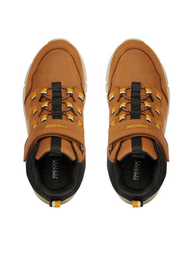 Geox Gležnjarji Geox J Flexyper Boy B Abx J949XA 032FU C6F2G S Rjava