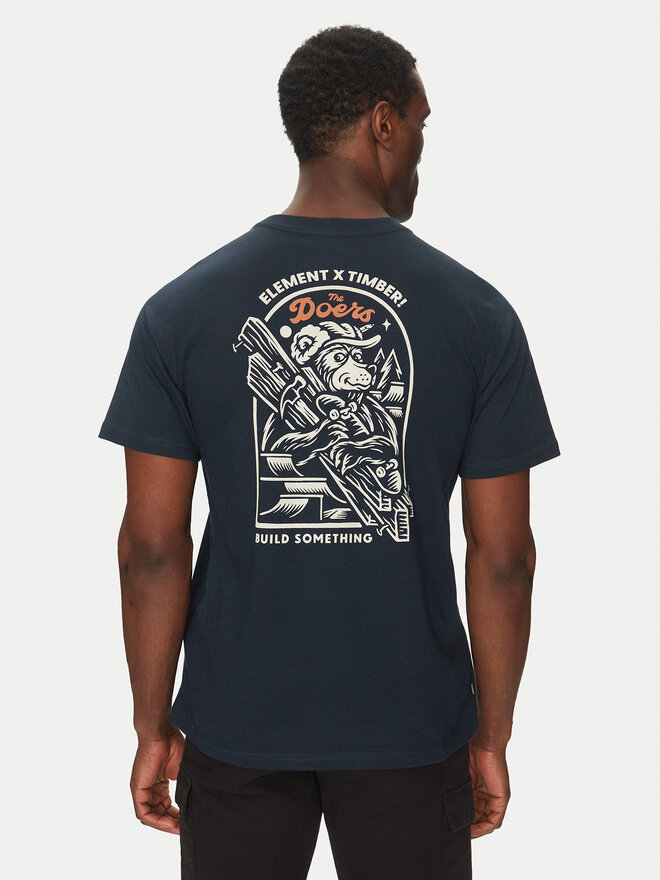 Element Element T-Shirt ELYZT00520 Dunkelblau Regular Fit