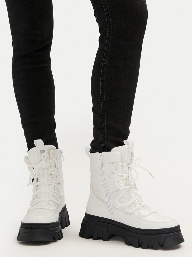 Lee Cooper Botki Lee Cooper LCJ-24-47-3142LA Biały