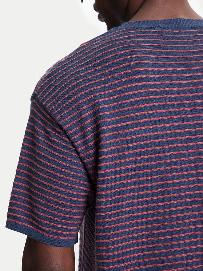 United Colors Of Benetton United Colors Of Benetton Póló 1195K109V Sötétkék Relaxed Fit