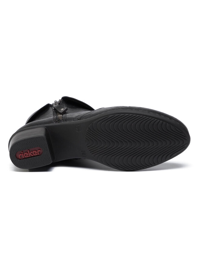 Rieker Botine Rieker Y07A8-01 Negru