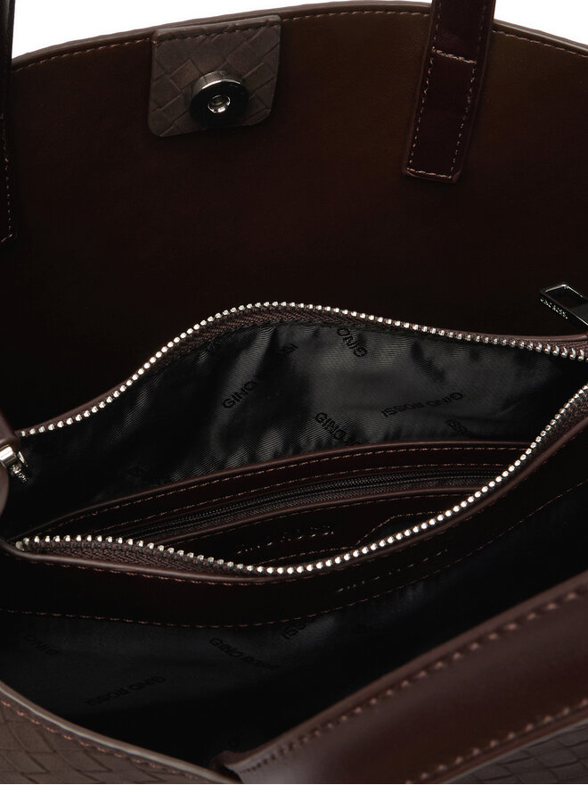 GINO ROSSI Handtasche GINO ROSSI EO-LDA8727A Dunkelbraun
