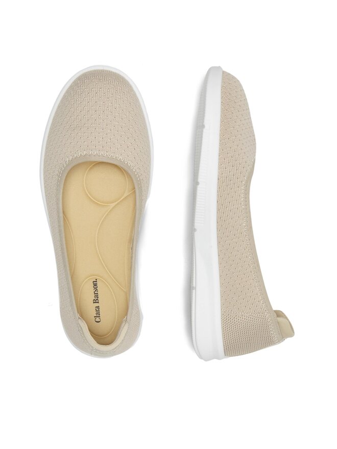 Clara Barson Ballerinas Clara Barson Merle H20630-01 Beige