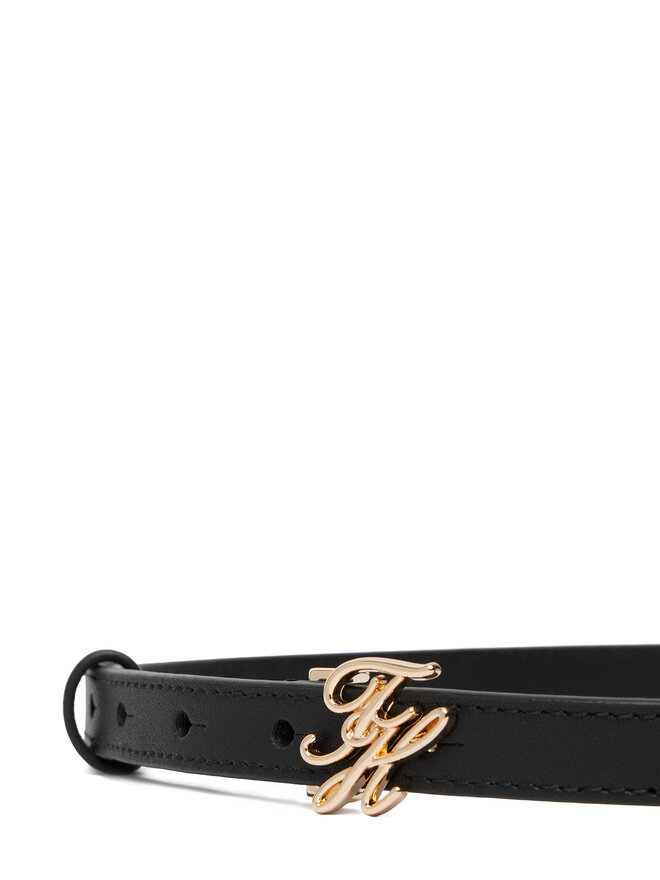 Tommy Hilfiger Gürtel Tommy Hilfiger Th Script 1.5 AW0AW18609 Schwarz