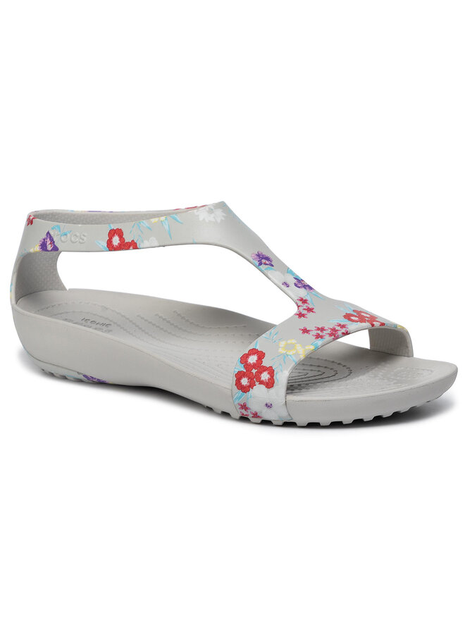 Crocs Sandalen Crocs Serena Graphic Sandal W 205933 Grau