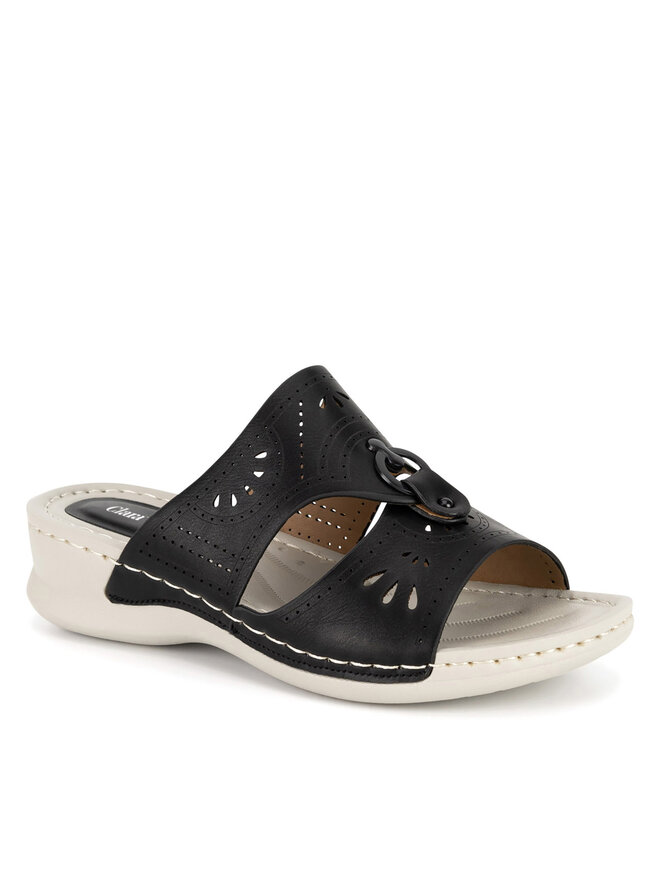 Clara Barson Pantoletten Clara Barson WYL05010-13 Schwarz