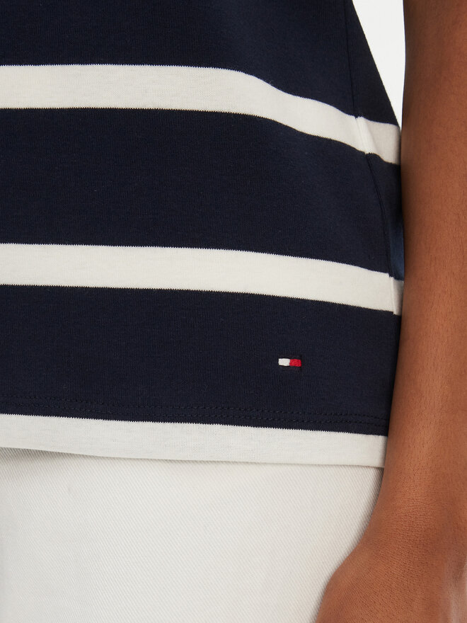 Tommy Hilfiger Tommy Hilfiger Marškinėliai Gold Button WW0WW45628 Tamsiai mėlyna Regular Fit