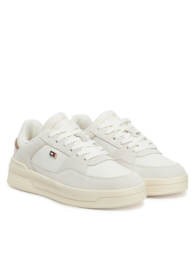 Tommy Hilfiger Sneakers Tommy Hilfiger Essential Basket Sneaker FW0FW08456 Weiß