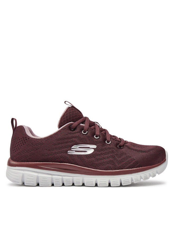 Skechers Tenisice Skechers Get Connected 12615/WINE Tamnocrvena