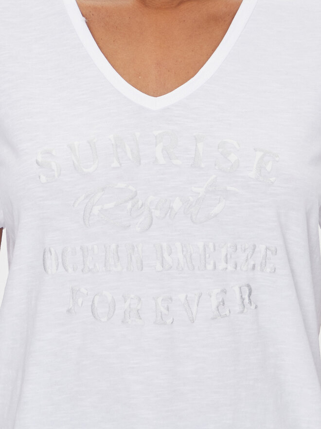 Olsen Olsen T-Shirt 11105057 Λευκό Regular Fit