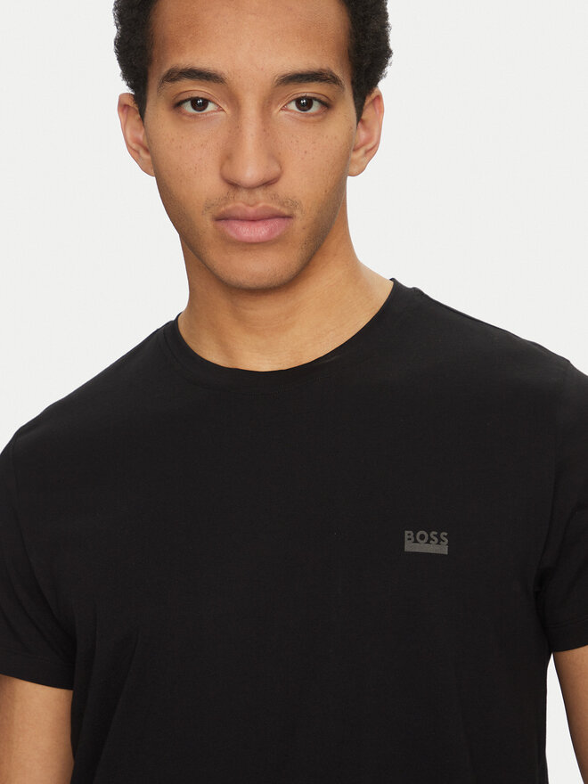 BOSS BOSS Camiseta 50531401 Negro Regular Fit