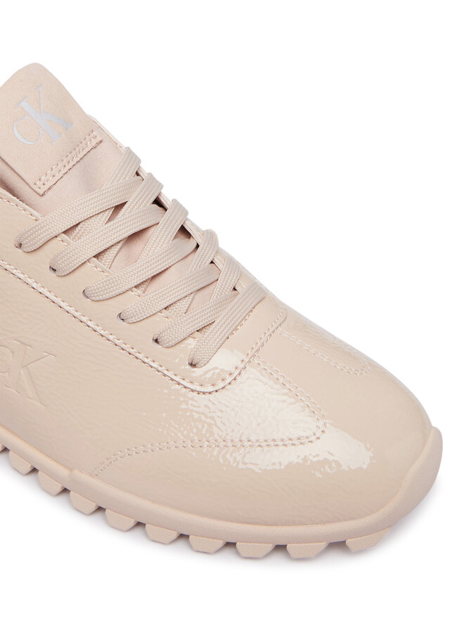 Calvin Klein Sneakers Calvin Klein Low Profile Run Mg Pol Mix Mat HW0HW03284 Beige