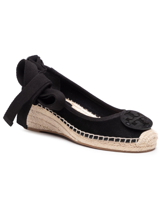Espadrilles Tory Burch Minnie Ballet Espadrille 60mm 82572 Schwarz eschuhe