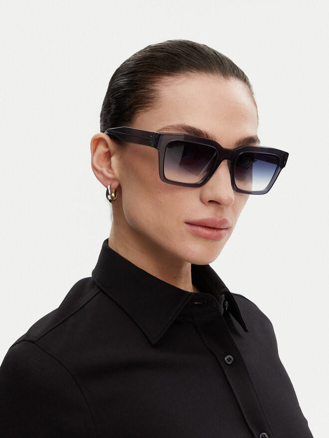 Trussardi Okulary przeciwsłoneczne Trussardi TSM9028 Szary