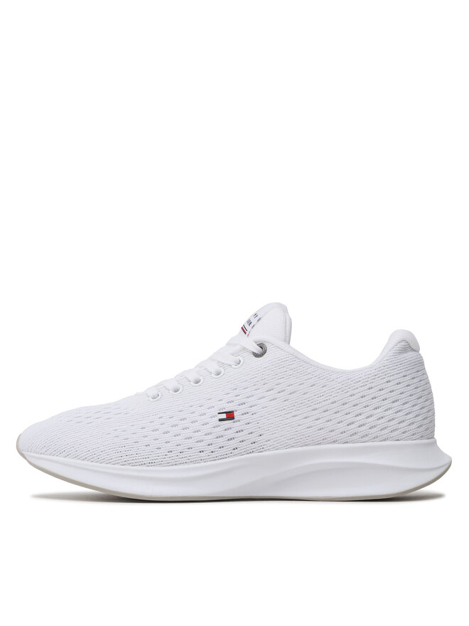 Tommy Hilfiger Sneakers Tommy Hilfiger Lightweight Runner Knit FM0FM04700 Weiß