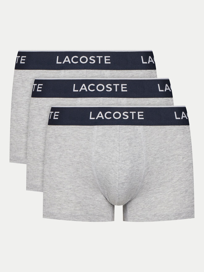 Lacoste Lacoste Набір з 3 пар боксерів 5H1300 Сірий