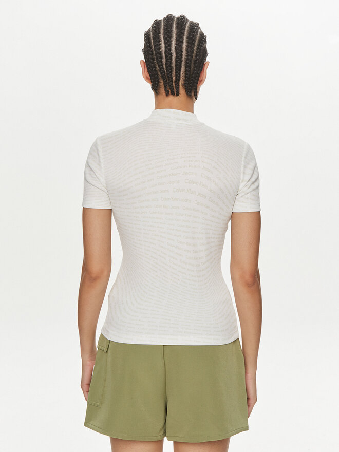 Calvin Klein Jeans Calvin Klein Jeans T-Shirt J20J223169 Weiß Slim Fit