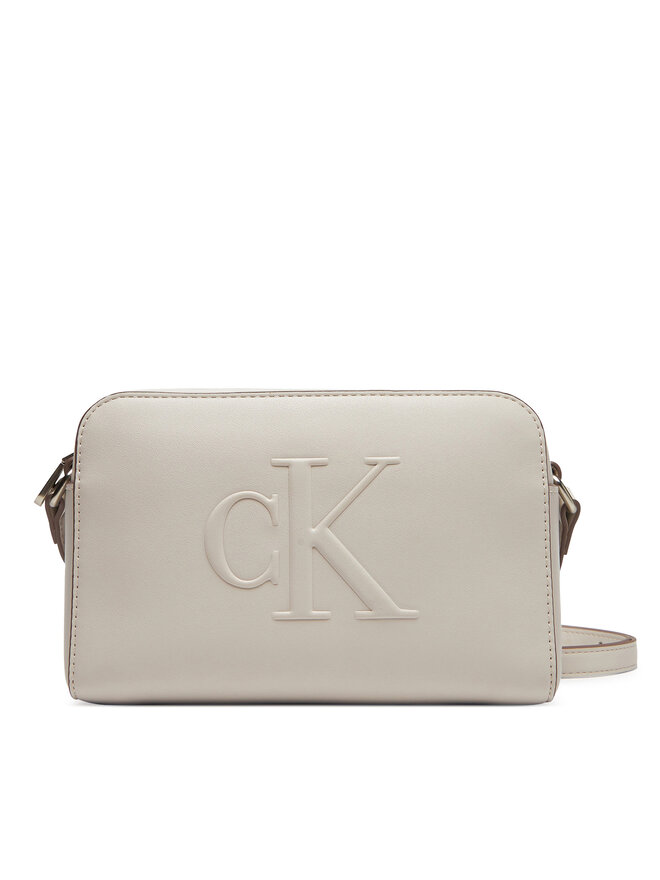 Calvin Klein Jeans Handtasche Calvin Klein Jeans Sculpted Ew Camera Bag20 LV04K3036G Creme