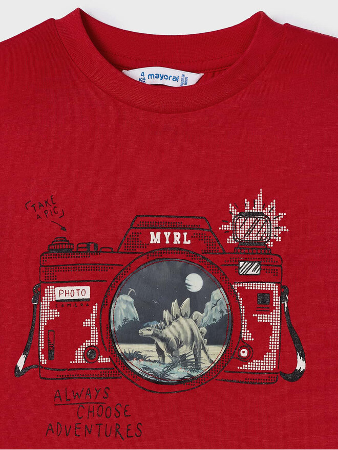 Mayoral Mayoral Camiseta 3003 Rojo Regular Fit