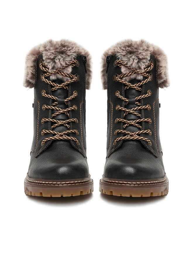 Remonte Schnürschuhe Remonte CEO-D0B74-01 Schwarz