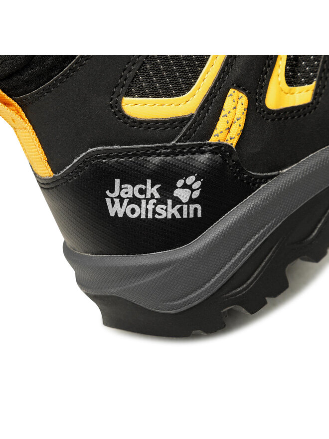 Jack Wolfskin Pārgājienu apavi Jack Wolfskin Vojo Texapore Mid K 4042181 Melns