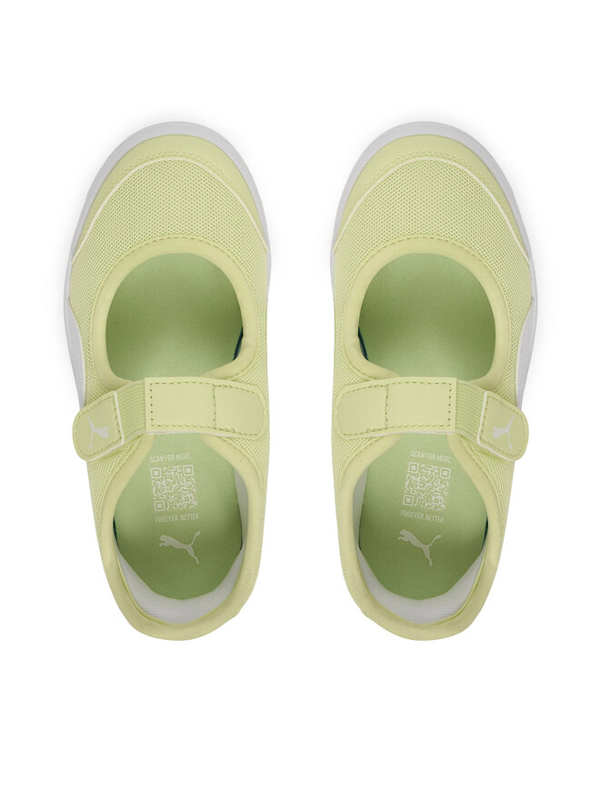 Puma Балетки Puma Courtflex v3 Lina V PS 400578 06 Жовтий