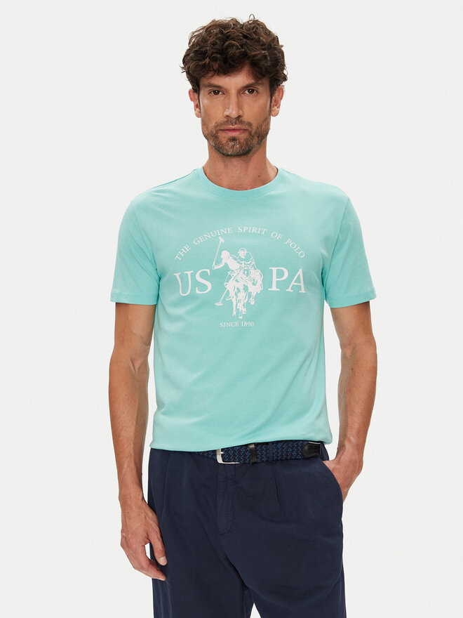 U.S. Polo Assn. U.S. Polo Assn. Футболка MUP4203 Голубий Regular Fit