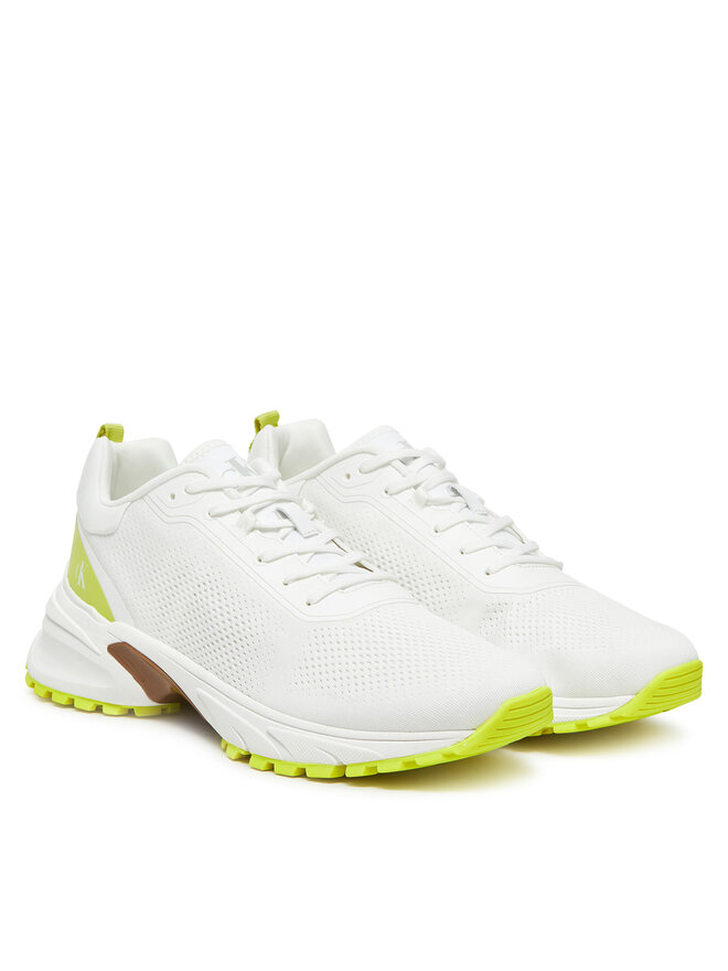 Calvin Klein Jeans Αθλητικά Calvin Klein Jeans Hike Runner Tech Knit YM0YM01284 Λευκό