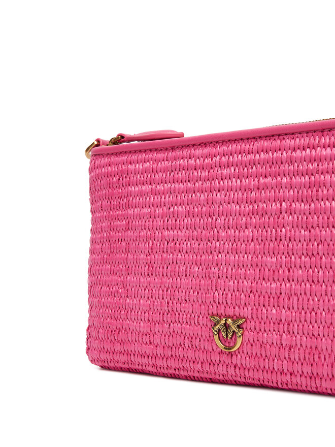 PINKO Kabelka PINKO Flat Horizontal Mini PE 25 PCPL 104277 A2CF Růžová