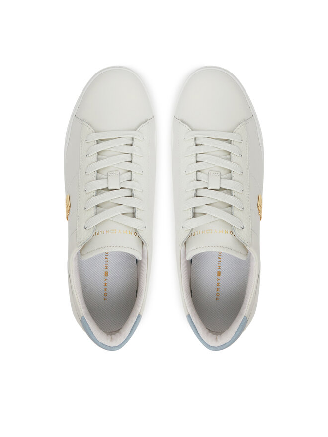 Tommy Hilfiger Sneakersy Tommy Hilfiger Platform Court Sneaker FW0FW08464 Biały