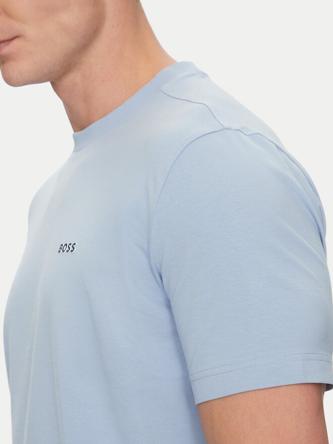 BOSS BOSS Camiseta 50506373 Celeste Regular Fit
