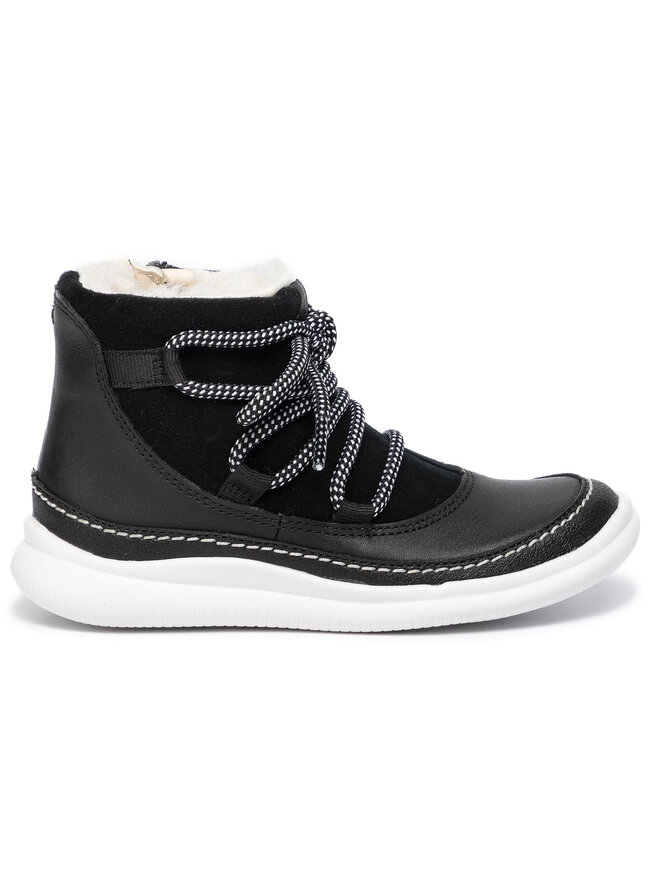 Clarks Schnürschuhe Clarks Cloud Alpine K 261439666 Schwarz