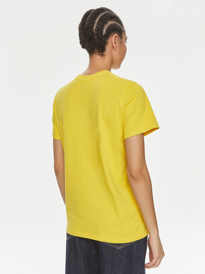 Wrangler Wrangler Camiseta Varsity 112350189 Amarillo Regular Fit