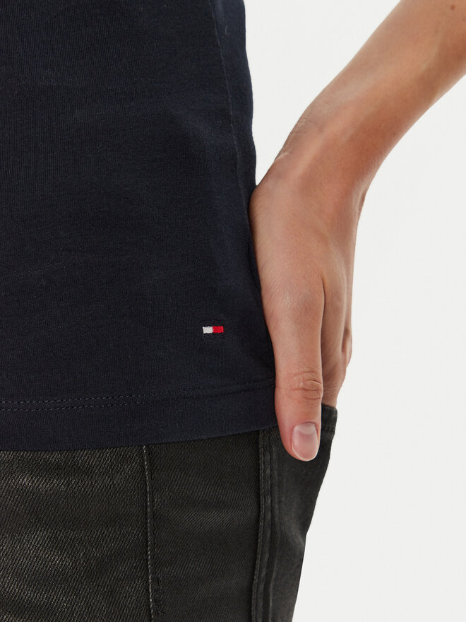 Tommy Hilfiger Tommy Hilfiger Set od 2 topa UW0UW04891 Šarena Slim Fit