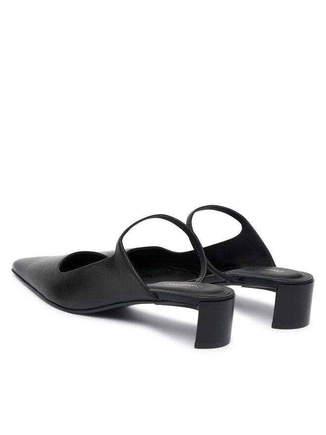 Calvin Klein Pantoletten Calvin Klein Set Back Heel Pump Lth HW0HW02801 Schwarz