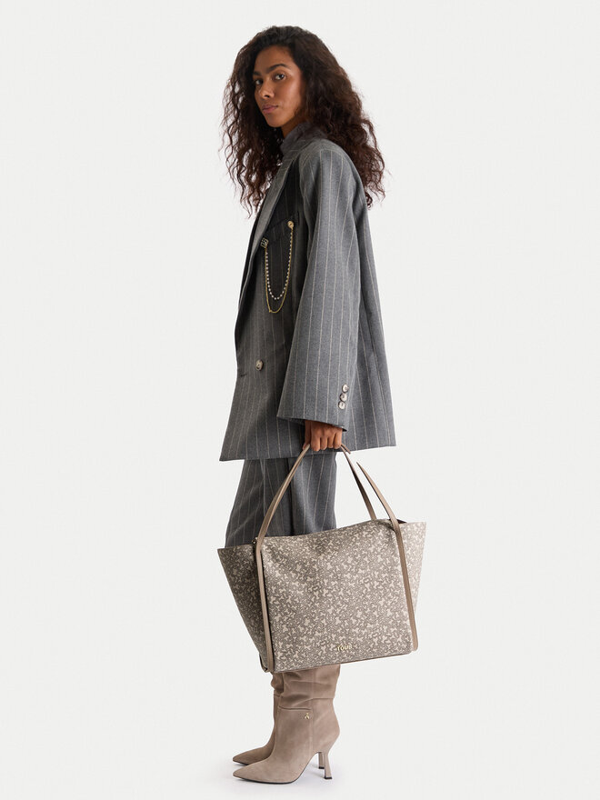 TOUS Handtasche TOUS Kaos Mini Lines 2002183744 Braun