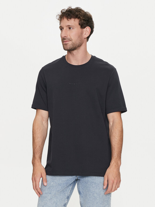 Bugatti Bugatti Camiseta 8350 55024A Azul marino Slim Fit