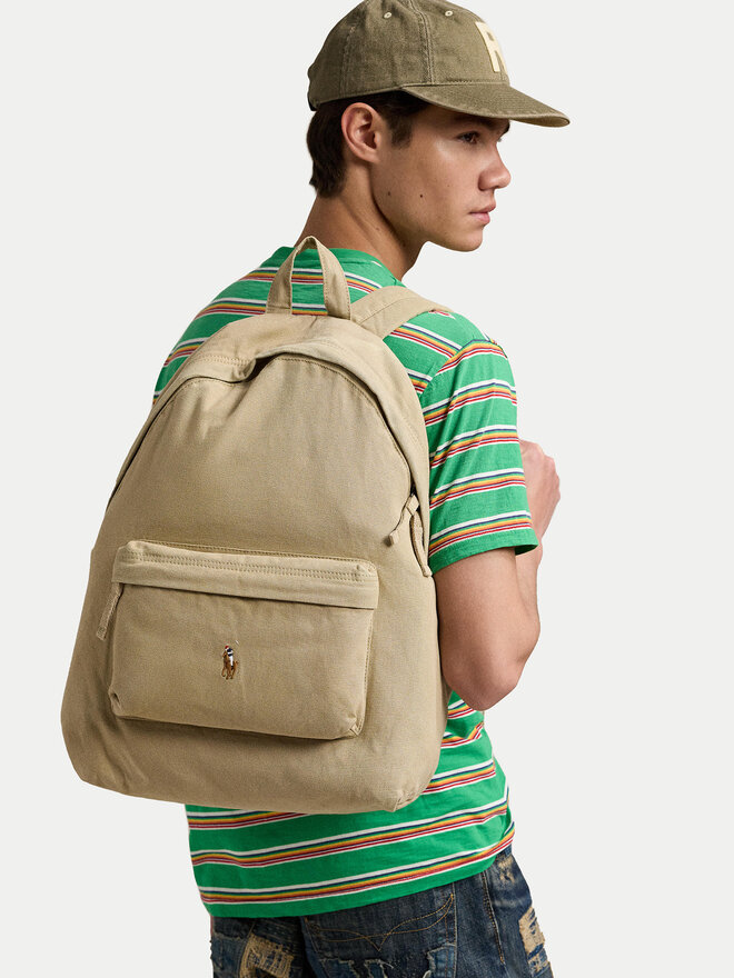 Рюкзак Polo Ralph Lauren 405967603001 Бежевий | evzuttya.com.ua