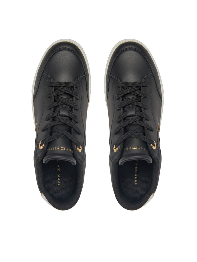 Tommy Hilfiger Sneakers Tommy Hilfiger Essential Chic Court Sneaker FW0FW08322 Negru