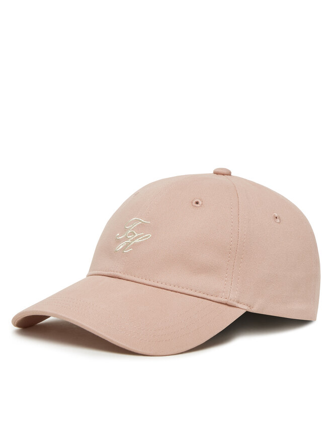 Tommy Hilfiger Kšiltovka Tommy Hilfiger Embroidered Cap AW0AW17490 Růžová