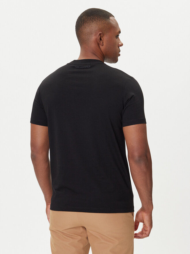 KARL LAGERFELD KARL LAGERFELD Camiseta 755036 554225 Negro Regular Fit