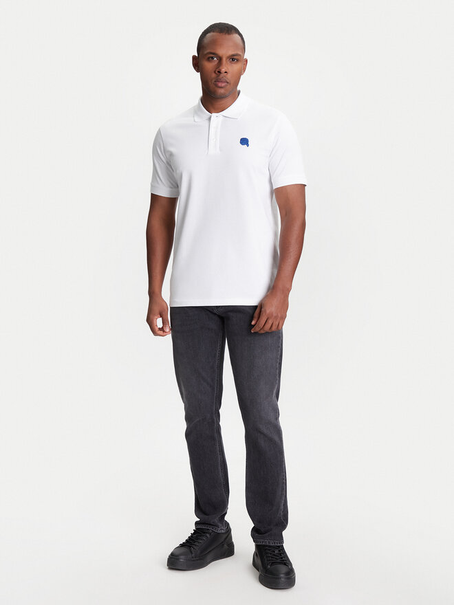 KARL LAGERFELD KARL LAGERFELD Poloshirt 745022 553231 Weiß Regular Fit