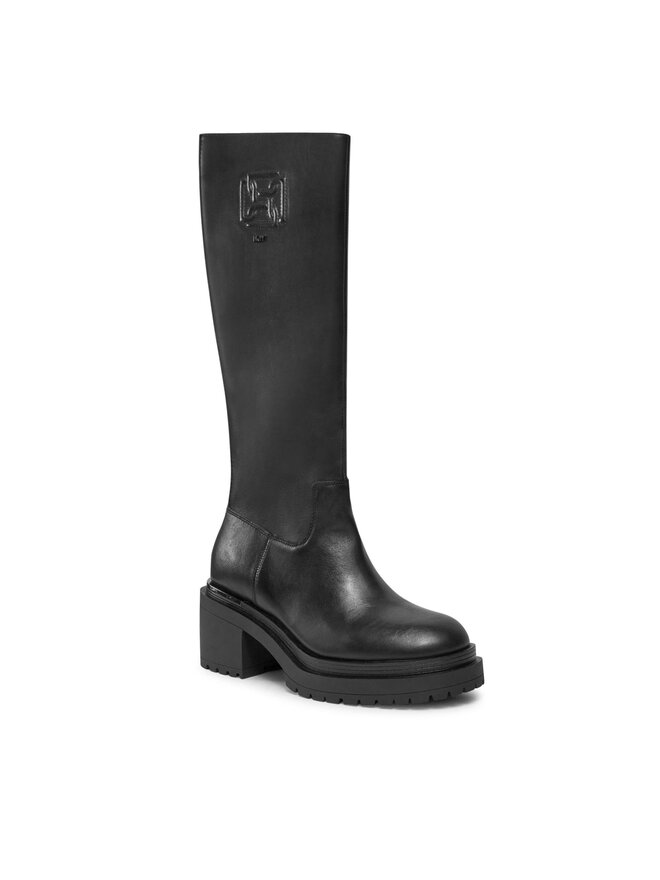 DKNY Botas altas DKNY Paloma Logo K3324785 Negro