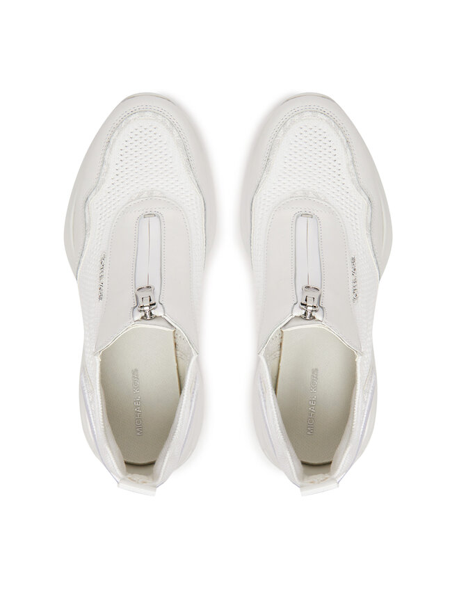 MICHAEL Michael Kors Снікерcи MICHAEL Michael Kors Zuma Mixed-Media Trainer 43F5ZUFP3L Білий
